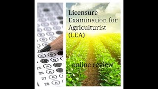 AGRICULTURE online Review  Licensure Examination for Agriculturist reviewer [upl. by Aldwon]