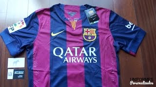 Barcelona 1415 Playera quotAuthenticquot Local La Liga BBVA [upl. by Dviad]