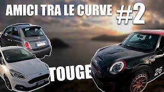 AMICI TRA LE CURVE 2 Mini JCW vs Fiesta ST vs 500 Abarth  Manciano Touge å³ [upl. by Arza995]