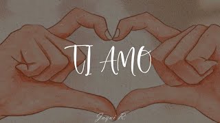 Ti amo— Umberto Tozzi TestoLyrics [upl. by Irok]