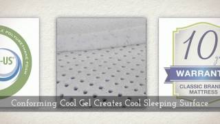 Classic Brands Mercer 12 Inch Hybrid Cool Gel Memory Foam and Innerspring Mattress [upl. by Vinson]