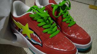 エイプのシューズ A BATHING APE shoes！ [upl. by Trumaine]