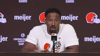 Myles Garrett Press Conference  September 20th 2024 [upl. by Alo314]