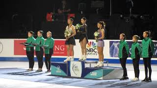 Skate America 2018 Ladies Medal Ceremony [upl. by Lucila]