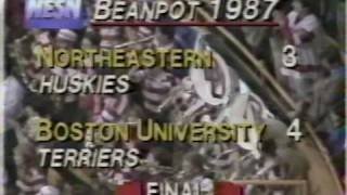 BU Hockey  1987 Beanpot Championship gamewinning goal [upl. by Ylyl372]