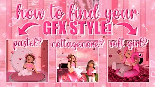 how to find your ROBLOX GFX style  mxddsie ♡ [upl. by Lonni]