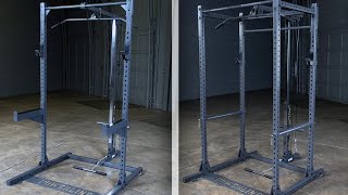 Powerline by BodySolid PLA500 amp PLA1000 Power Rack Lat Attachments BodySolidcom [upl. by Fulbert]