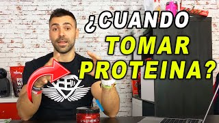 ➤ ¿CUANDO tomar PROTEÍNA  TRUCOS ✅ [upl. by Akemor]