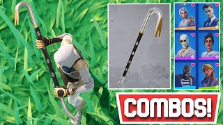 NEW BEST THE VAULT GUARDIAN PICKAXE COMBOS MOST WANTED REWARD  Fortnite [upl. by Hollyanne]