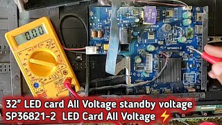 SP368212 LED Card All Voltage ⚡32quot LED card All Voltage standby voltage [upl. by Cilla]