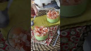 VERRINES AVOCAT CREVETTES PAMPLEMOUSSE  parfaites pour lapéritif [upl. by Meris]