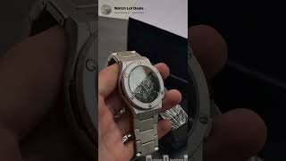 HUBLOT Mens WatchClassic ModelFine Quality Quartz 😎MachineStainless Steel seiko watch shorts [upl. by Wivinah384]