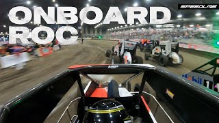 ONBOARD Logan Seavey Chili Bowl Race of Champions  1923 [upl. by Aitenev]