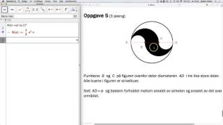 Eksamen 1T oppgave 5 del 2 vår 2015 [upl. by Haelak]