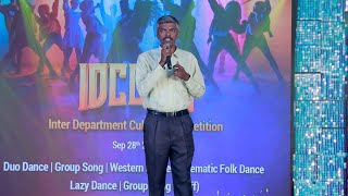 IDCC 2024  Guest Performance  DrShanmuga Priyan HOD MECH  Loyola  Kanyakumari [upl. by Vaclava399]