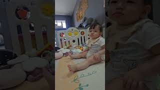 Someone is so focus on her new favorite song youtubeshorts cutebaby reels viralshorts baby [upl. by Pember]