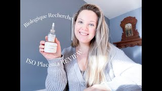 Biologique Recherche NEW serum  creme ISO placenta  REVIEW and comparison to OG formula [upl. by Gaudet]