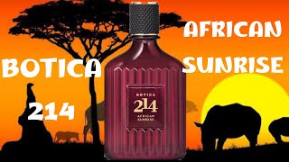 PERFUME BOTICA 214 AFRICAN SUNRISE O BOTICÁRIO [upl. by Gracie873]