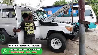 Toyota Land Cruiser 79 Series  Body Repair amp Spray Painting 🇵🇬 [upl. by Anatola]