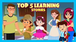 Top 5 Learning Stories for Kids  Bedtime Stories  Short English Stories  Tia amp Tofu [upl. by Yeldnarb934]