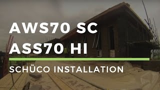 DWL  Schüco AWS70SC and ASS70 HI lift and slide doors installation [upl. by Bryant744]