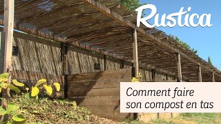 Comment faire son compost en tas quand on a un grand domaine potager [upl. by Ennyl]