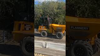 No trains at Alfreton Film a 33LTR 6 Ton THWAITES DUMPER [upl. by Nowyt]