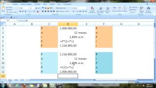 CÁLCULO DE LAS VARIABLES DE INTERÉS SIMPLE EN EXCEL ROBERTO MARTÍNEZ CASTRO [upl. by Alolomo379]