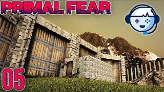 Building the Base  Primal Fear Ragnarok  Ark Survival Evolved  S1Ep05 [upl. by Samled157]