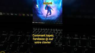 Comment tapez larobase  sur votre clavier [upl. by Annasor]