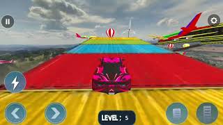 Car Games Mega Ramp Car Racing Stunt  Car Games Android Games Android Gameplay police sim 2022 [upl. by Araiek]