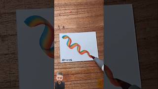 Make your own colorful marker art markers drawing satisfying coloringmarkers painting paint [upl. by Arorua]