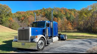 Peterbilt episode 14 with the fall colors changing we try to work on the heat and ac inlet box [upl. by Idnahr]