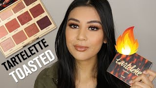 Tartelette Toasted Palette FIRST IMPRESSIONS amp TUTORIAL [upl. by Maybelle22]