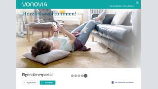 Vonovia Immobilien Treuhand  Tutorials quotRegistrierungsprozess für die neue App Appquot [upl. by Shippee]