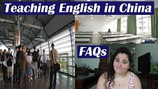 Day In the Life of a University Teacher in Guangzhou China Teaching English FAQs Part 1 [upl. by Anaeda463]