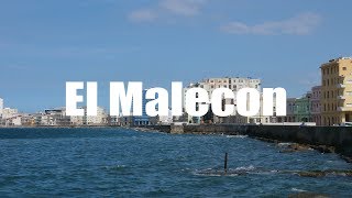 El Malecon La Habana Cuba  4K UHD  Virtual Trip [upl. by Adiaroz]