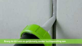 illbruck SP525 PROFLEX SEAL 25 Geveldilatatiekit Het afdichten van dilatatievoegen met kit [upl. by Socher456]