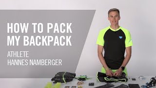 How to pack my Trail Running backpack  by Dynafit athlete Hannes Namberger  Tutorial  DYNAFIT [upl. by Ahiel590]