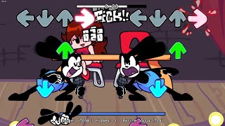 FnF Oswald VS FnF Oswald FNF ANIMATION [upl. by Atirma700]