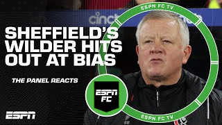 Chris Wilder SPEAKS OUT over perceived bias against Sheffield United 👀 Is he right  ESPN FC [upl. by Izak]