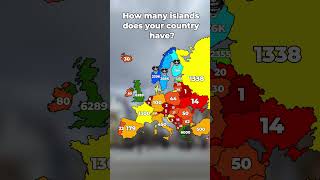 How Many Islands Does Your Country Have europe geography mapping [upl. by Raoul]