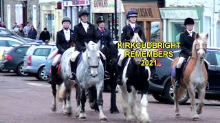 Kirkcudbright Remembrance Sunday 2021 [upl. by Fawcett646]