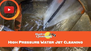 High Pressure Water Jet Cleaning  Pipe Cleaning  Hydro Cleansing [upl. by Ginsburg]