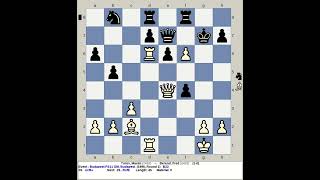 Turov Maxim vs Berend Fred  Budapest FS11 GM Chess 1996 Hungary [upl. by Airam375]