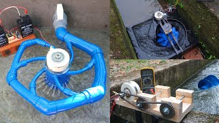 Top 3 amazing videos  DIY  How to make hydroelectric turbines for life Free energy clean energy [upl. by Eiramlirpa]