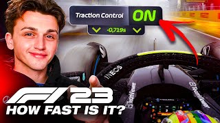 Is Traction Control faster on F1 23 👀 [upl. by Rem]