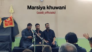 koi game Hussain as mei  mar kr mara nahi  marsiya recited by janab Haider zaidi [upl. by Boarer]