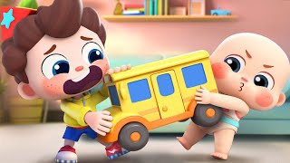 Play with Toys Gently  Sharing is Caring  Good Habits  Nursery Rhymes amp Kids Songs  BabyBus [upl. by Ahcsas]