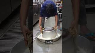 Biryani Rice recipe hotel food chefing indianrecipe tandoorchef cheflife chef chefking [upl. by Ahseryt844]